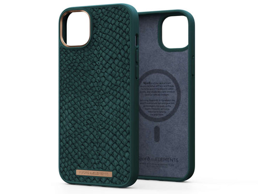 Salmon Leather MagSafe Case - Jord | Dark Green 1500