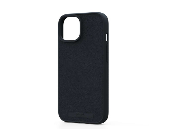 Njord Suede Case with MagSafe for iPhone 15 - Black