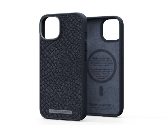Salmon Leather MagSafe Case - Vindur | Dark Grey 1500