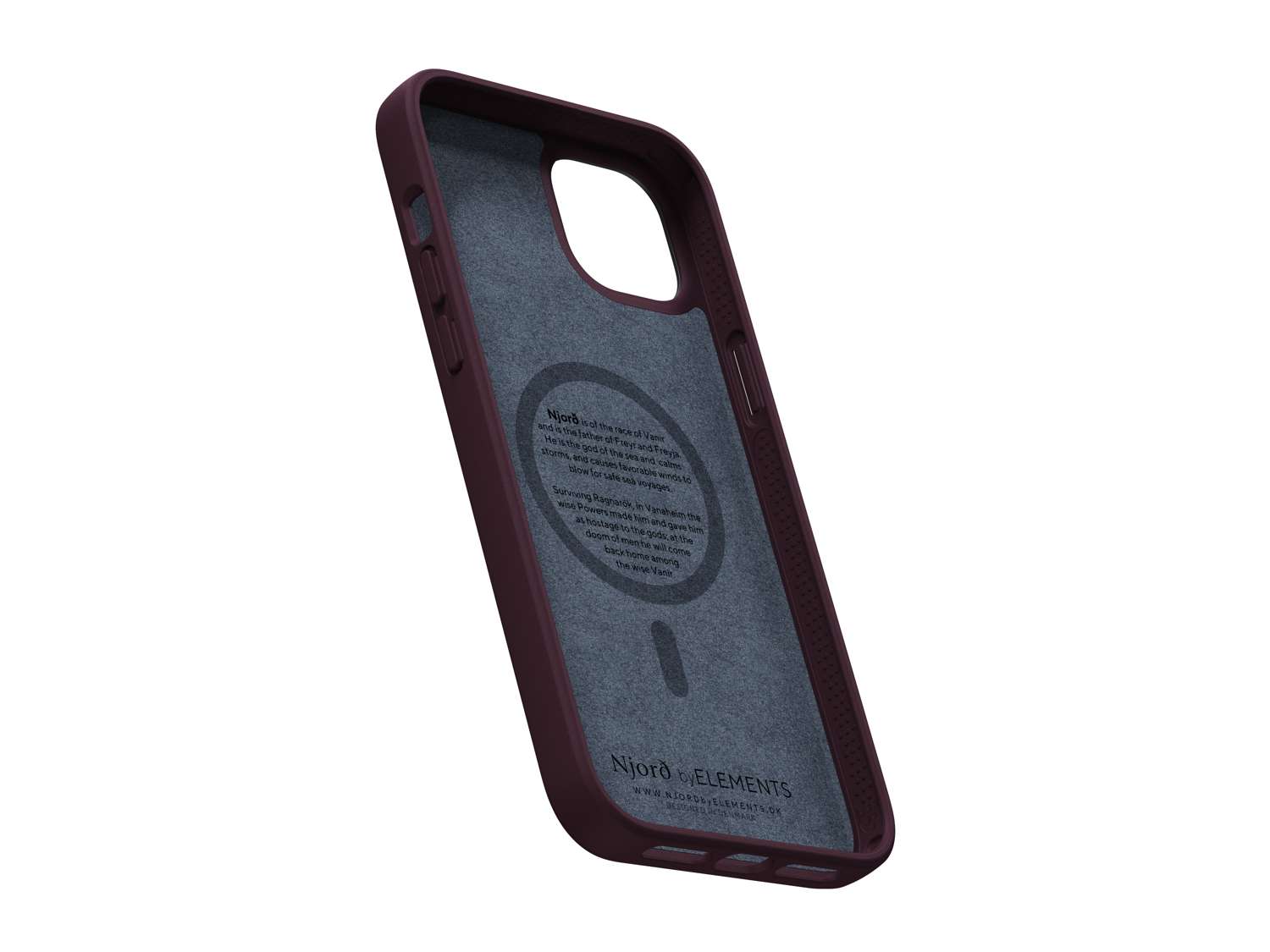 Salmon Leather MagSafe Case - Eldur | Rust