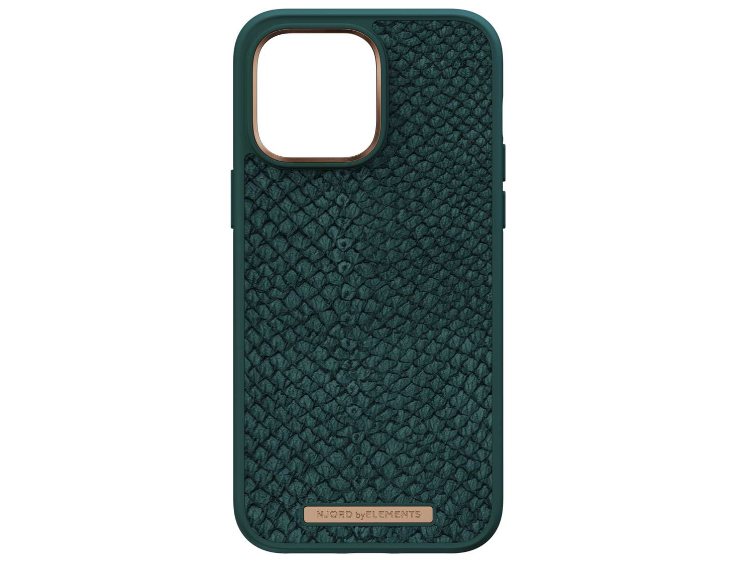 Salmon Leather MagSafe Case - Jord | Dark Green