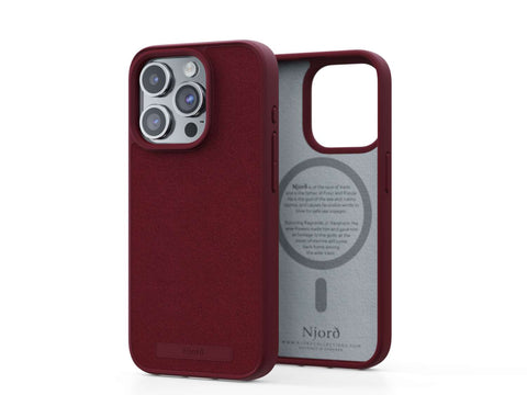 Suede MagSafe Case - Red