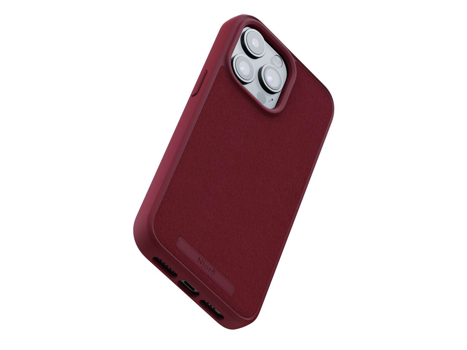 Suede MagSafe Case - Red