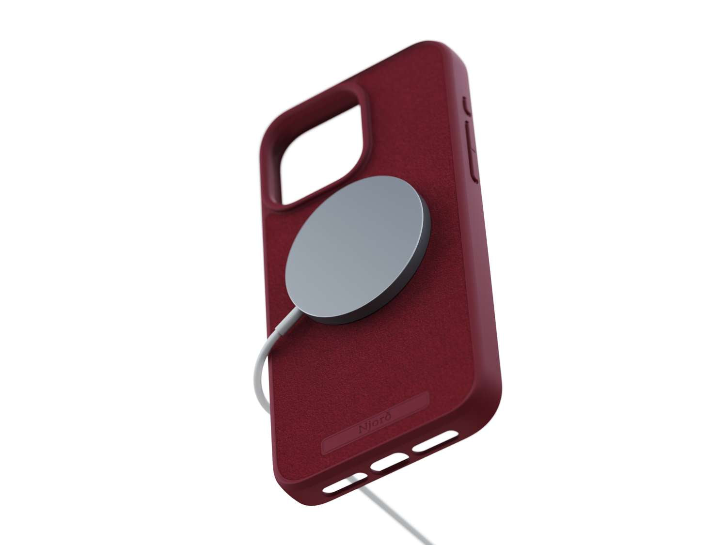 Suede MagSafe Case - Red