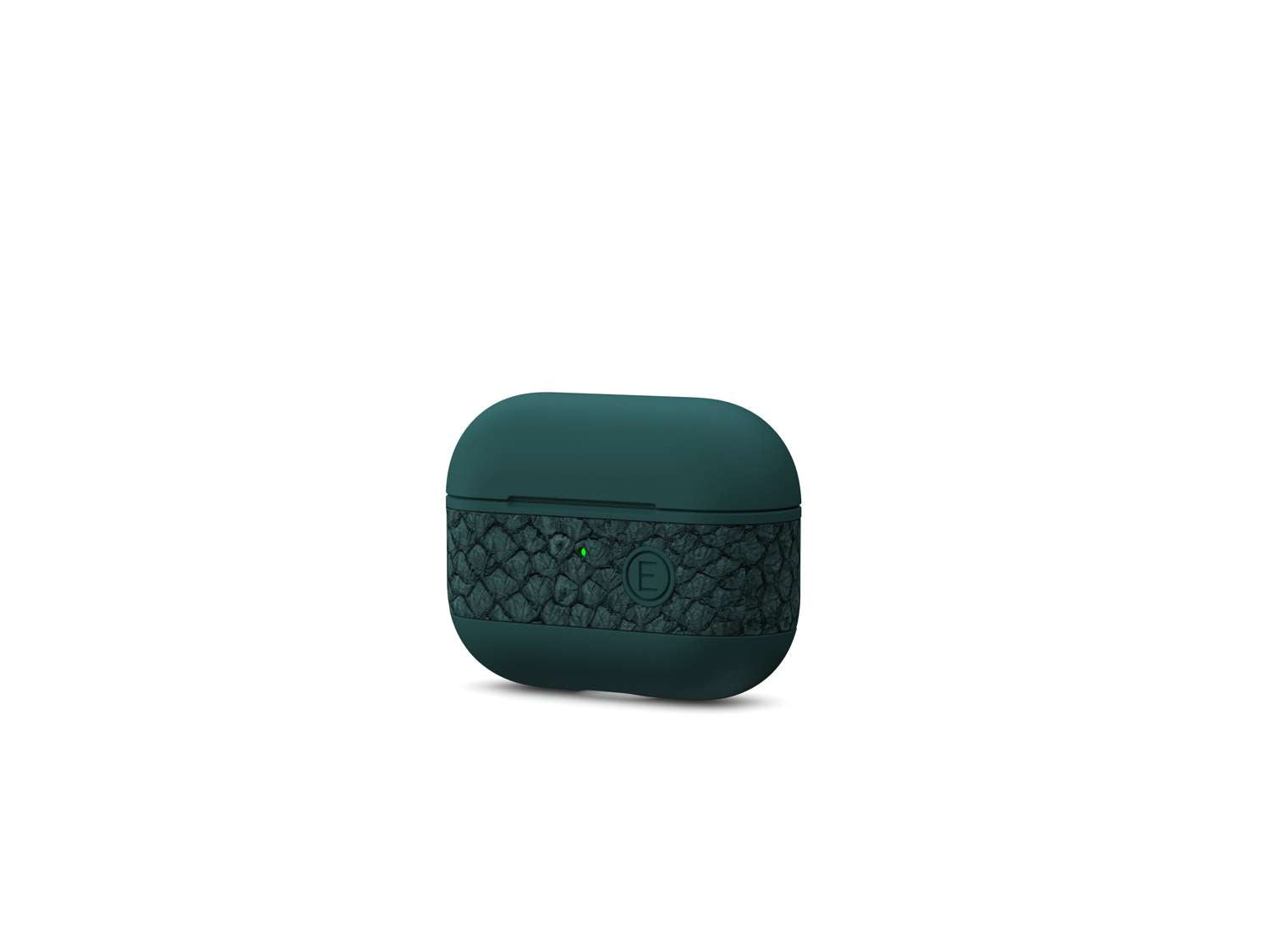 Salmon Leather Case - Jörð|Dark Green