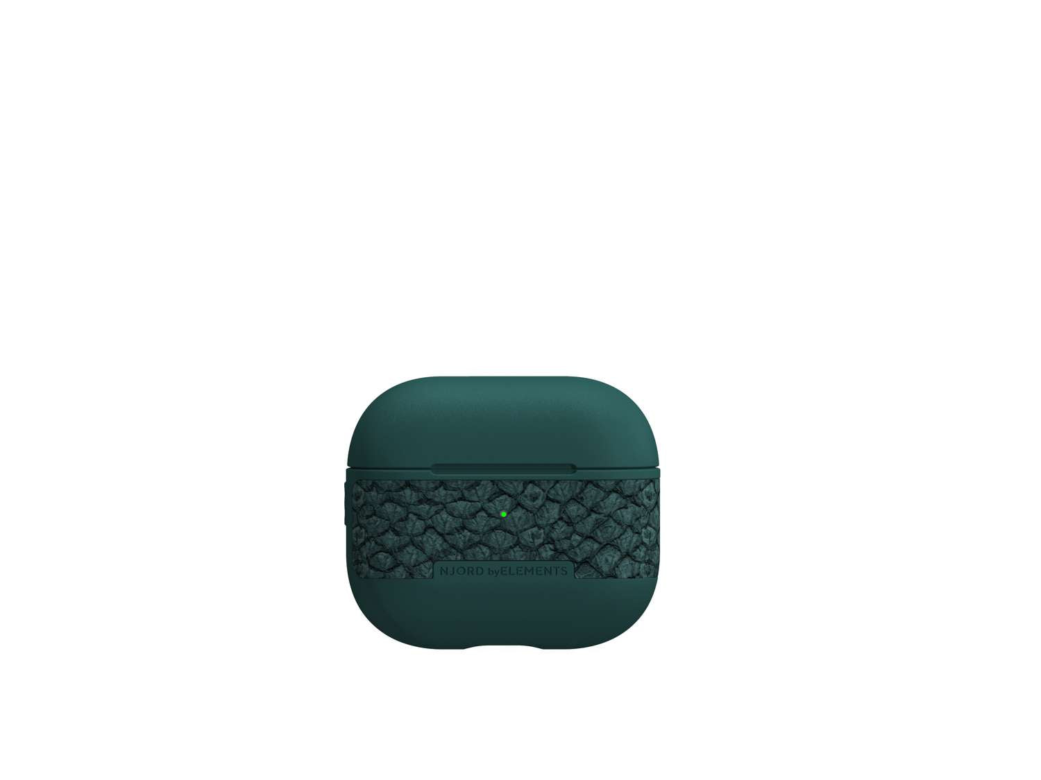 Salmon Leather Case - Jörð|Dark Green