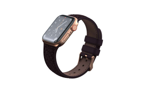 Salmon Leather Watch Strap - Eldur|Rust
