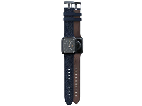 Salmon Leather Watch Strap - Vatn|Petrol
