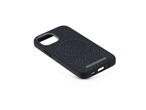 Salmon Leather MagSafe Case - iPhone 13 - Vindur | Dark Grey