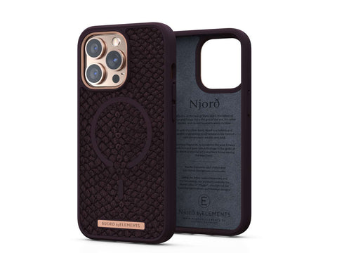 Salmon Leather MagSafe Case - iPhone 13 - Eldur|Rust