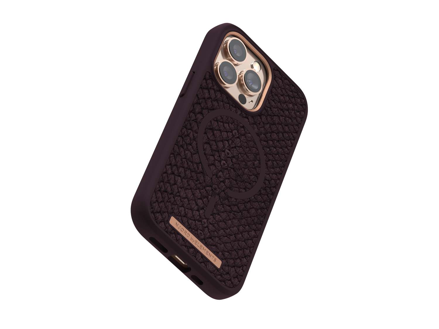 Salmon Leather MagSafe Case - iPhone 13 - Eldur|Rust