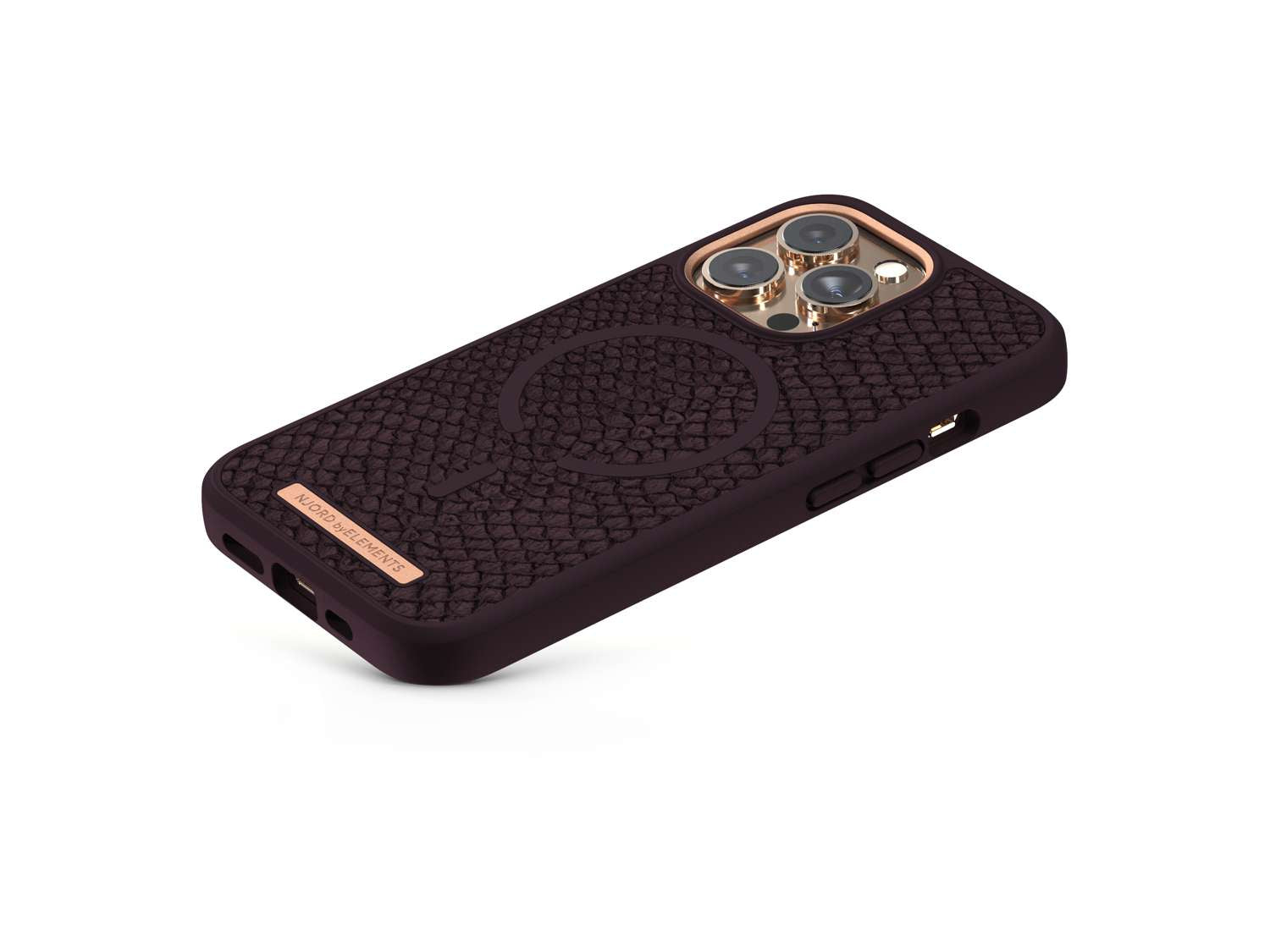 Salmon Leather MagSafe Case - iPhone 13 - Eldur|Rust