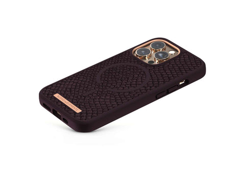 Salmon Leather MagSafe Case - iPhone 13 - Eldur|Rust