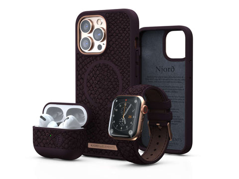 Salmon Leather MagSafe Case - iPhone 13 - Eldur|Rust