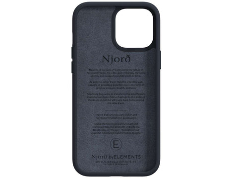 Salmon Leather MagSafe Case - iPhone 13 - Vindur | Dark Grey