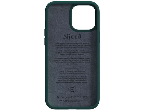 Salmon Leather MagSafe Case - iPhone 13 - Jörð|Dark Green