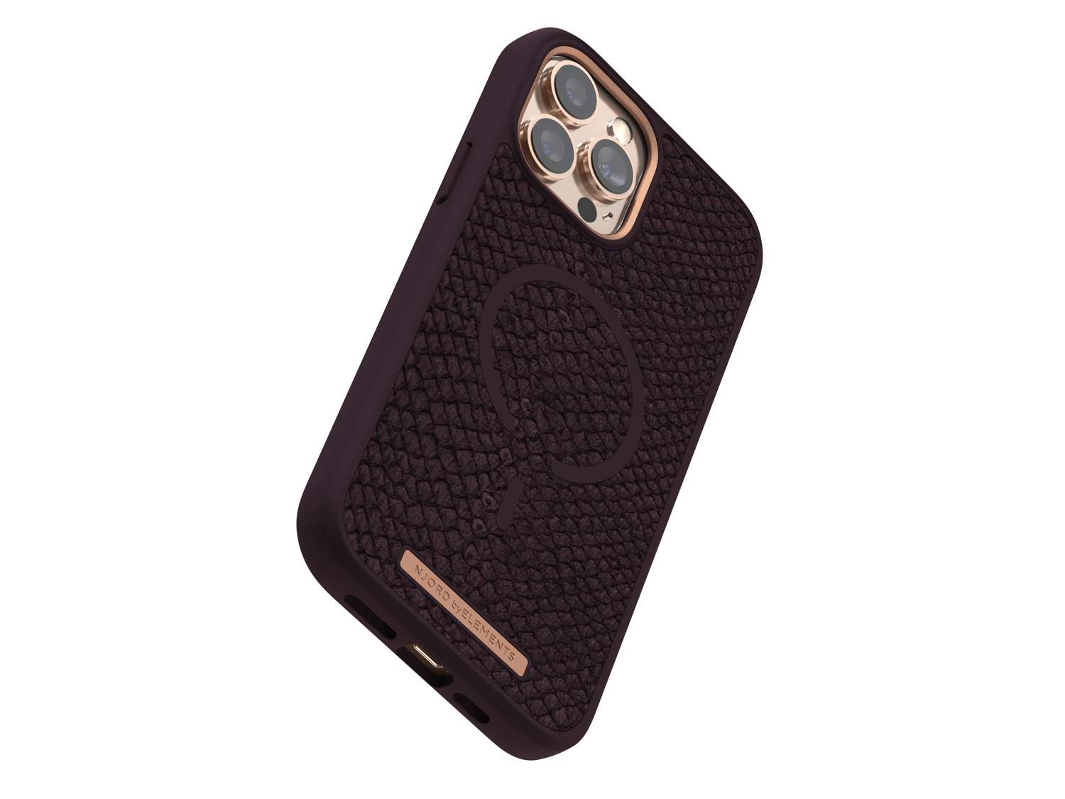 Salmon Leather MagSafe Case - iPhone 13 - Eldur|Rust