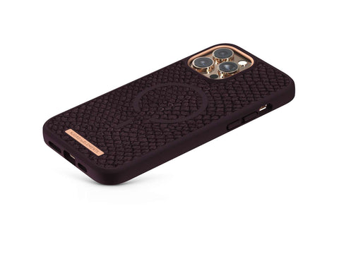 Salmon Leather MagSafe Case - iPhone 13 - Eldur|Rust